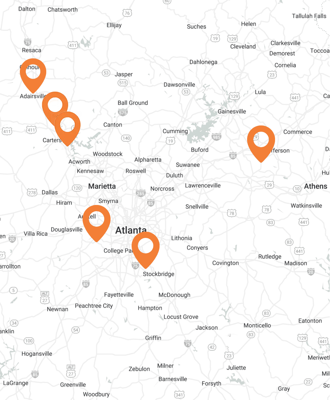 State Location Georgia 2 Georgia Warehouse Locations June 2025