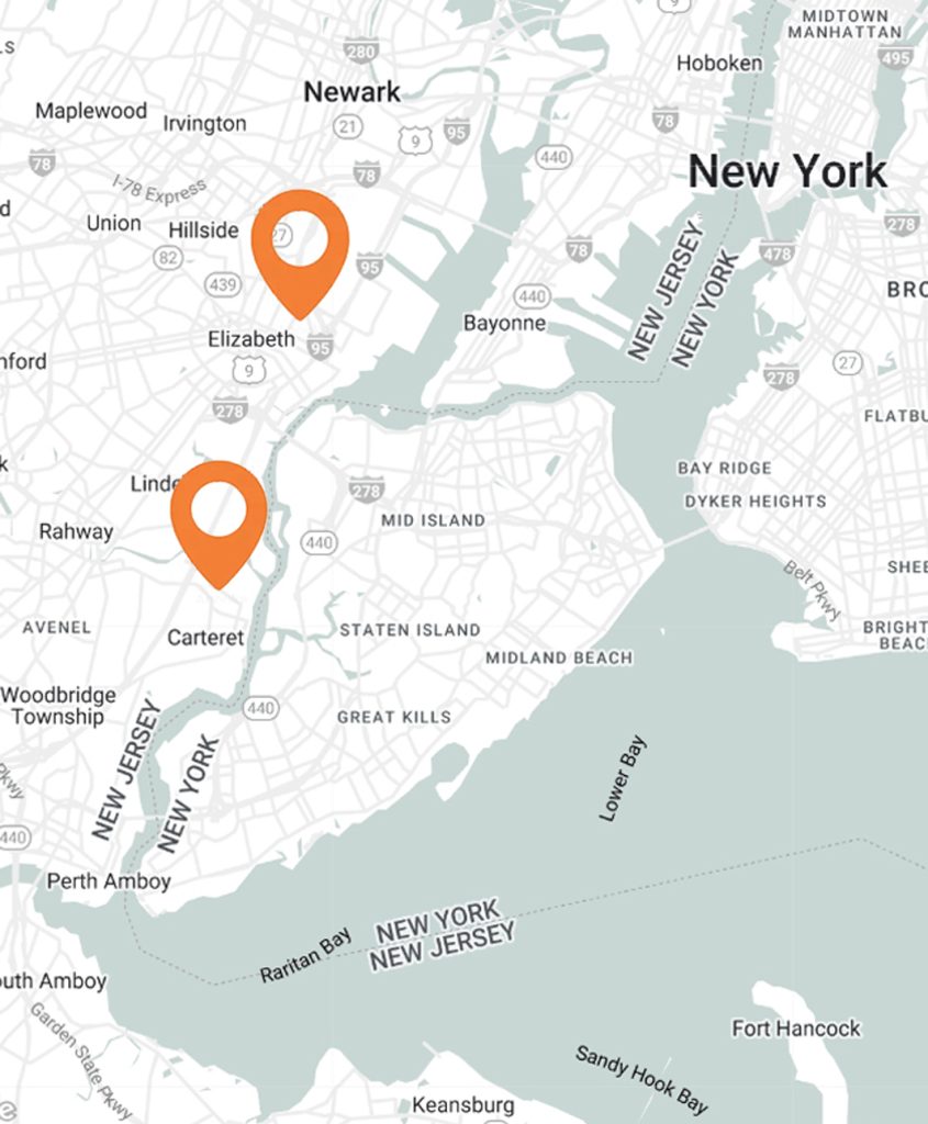 Locations 8 New Jersey Warehouse Location June 2025